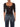 Maglia Actitude Stitches On Mesh da Donna - Nero