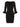 Vestito Mini Actitude Viscose Frills da Donna - Nero