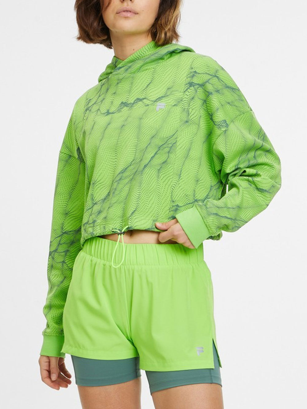 Felpa fila donna verde on sale