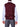 Gilet Gran Sasso V-Neck da Uomo - Bordeaux