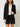 Blazer Twin Set Chic Day Wear da Donna - Nero